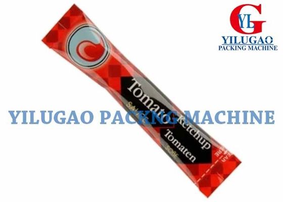 Auto Single Phase Plastic Stick Sauce Packing Machine Single Line With Piston Pump