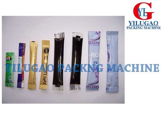 Auto Single Phase Plastic Stick Sauce Packing Machine Single Line With Piston Pump