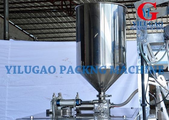 Auto Single Phase Plastic Stick Sauce Packing Machine Single Line With Piston Pump