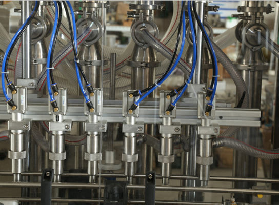 Piston Pump Sticky Liquid Tin Can Filling Machine For Coffee , Vinegar
