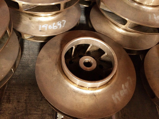 Multistage submersible pump impeller , sand casting process , CNC machining