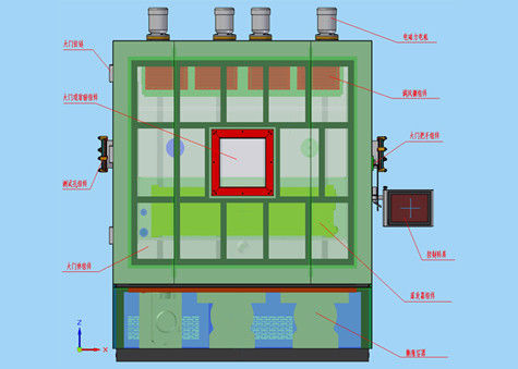Stainless steel Interior Environmental Altitude Test Chamber GB/T2423.25-1992
