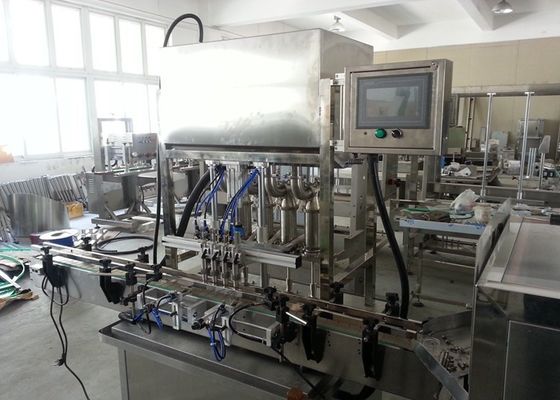 Piston Pump Type Tomato Paste Filling Machine Bottle Filling Line Custom